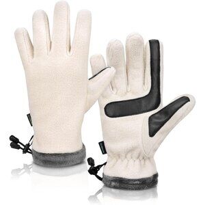 Fashionable Small Fleece Winter Gloves for Women - Windproof & Touchscreen Ready
